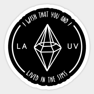 Lauv Sims Sticker